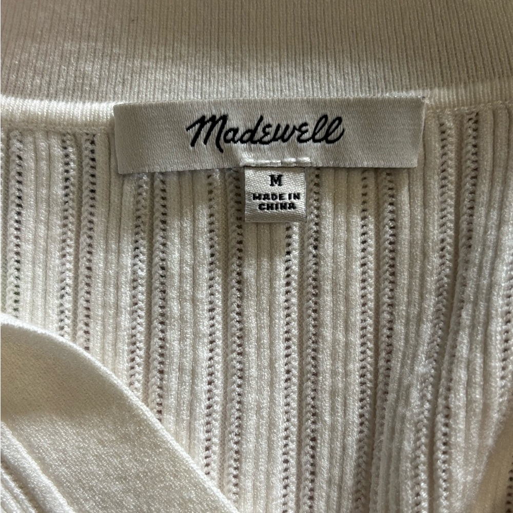 Madewell Cream Sweater size M - Picture 6 of 8